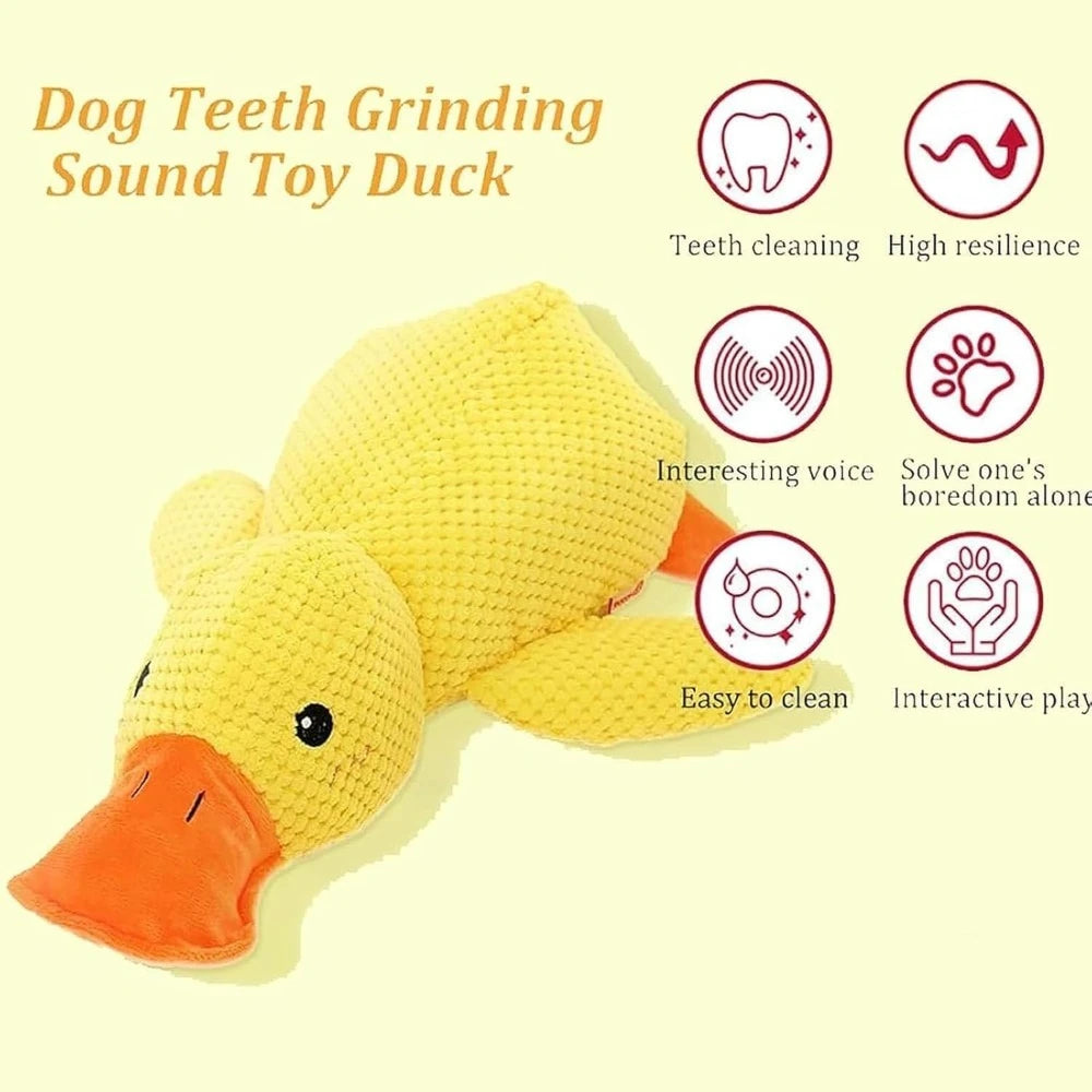 Dog Calming Duck Yellow Duck Dog Toys The Ducks Calming Pillow