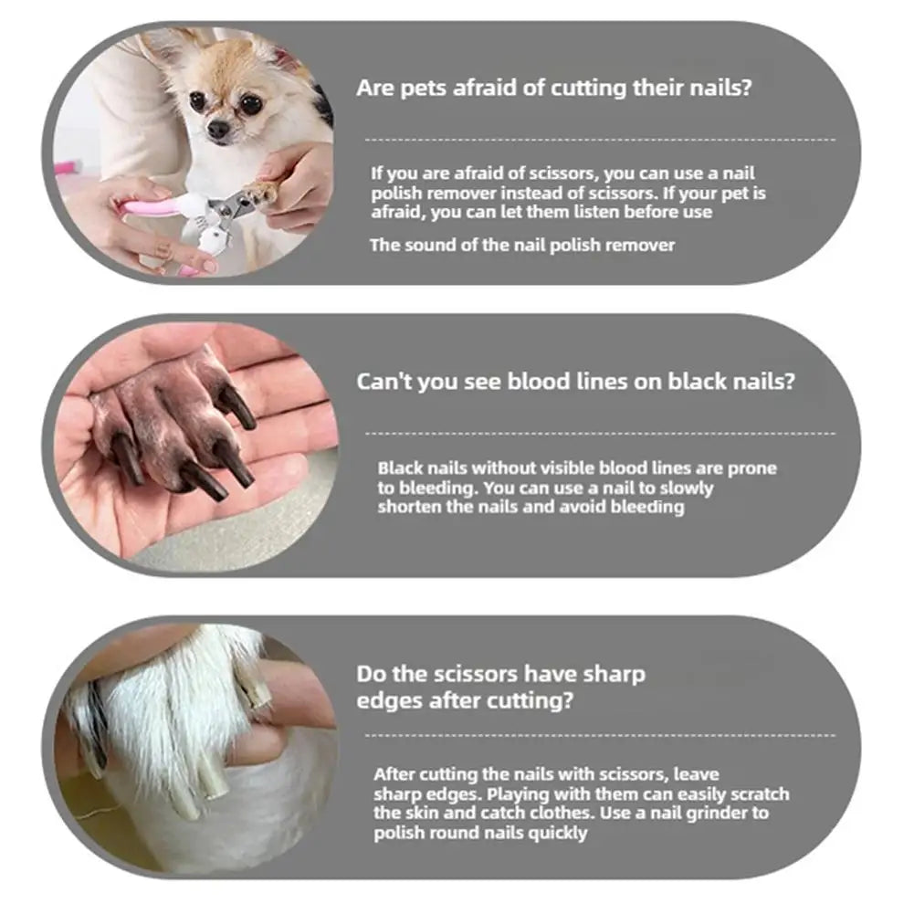 Dog Nail Trimmer Electric Dog Nail Grinder PUppy Cat Nail Clippers