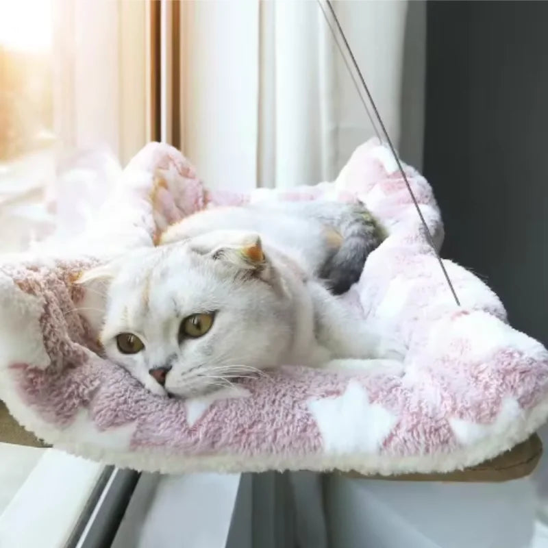 20Kg Capacity Cat Hammock with Rock Climbing Frame Comfortable