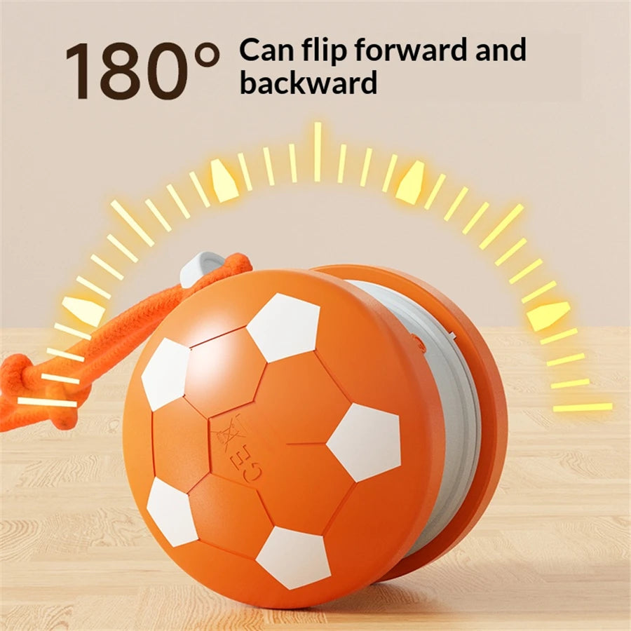 Smart Interactive Dogs Toy Balls Pets Dual-Wheel Spinning Electric