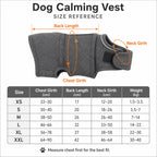 Dog Anxiety Vest Calming Wrap Adjustable Hook And Loop Soft Cotton