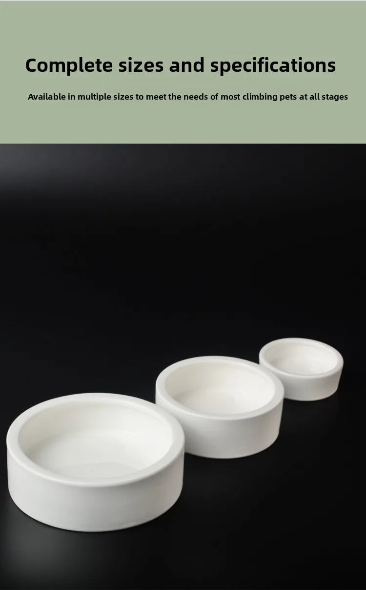 Reptile Water Food Bowl Anti-Escape Ceramic Feeder Dish for Lizard