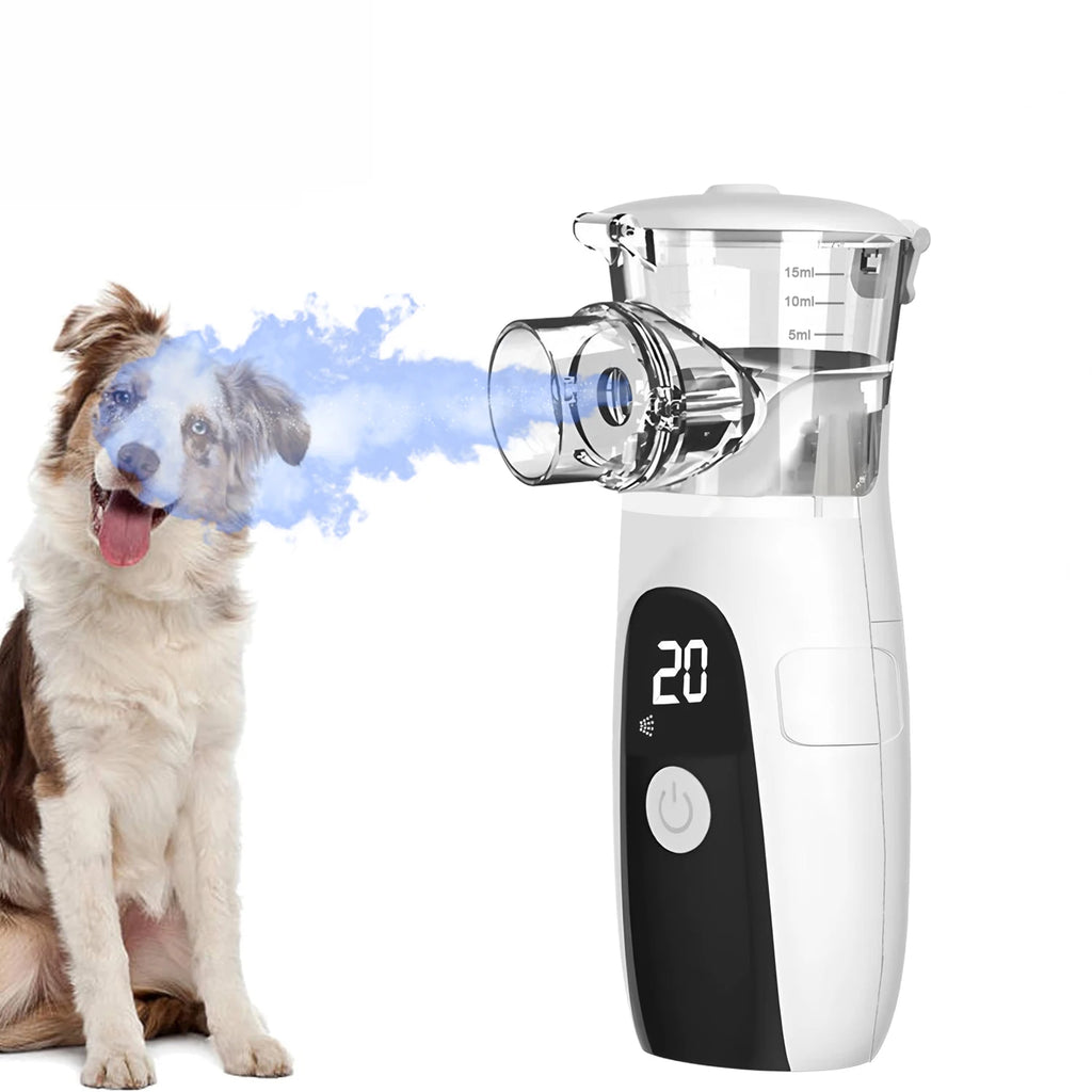 Pet Asthma Inhaler Nebulizer Veterinary Device, Easy-to-Use Respiratory Therapy Machine for Dogs and Cats,Pet Health