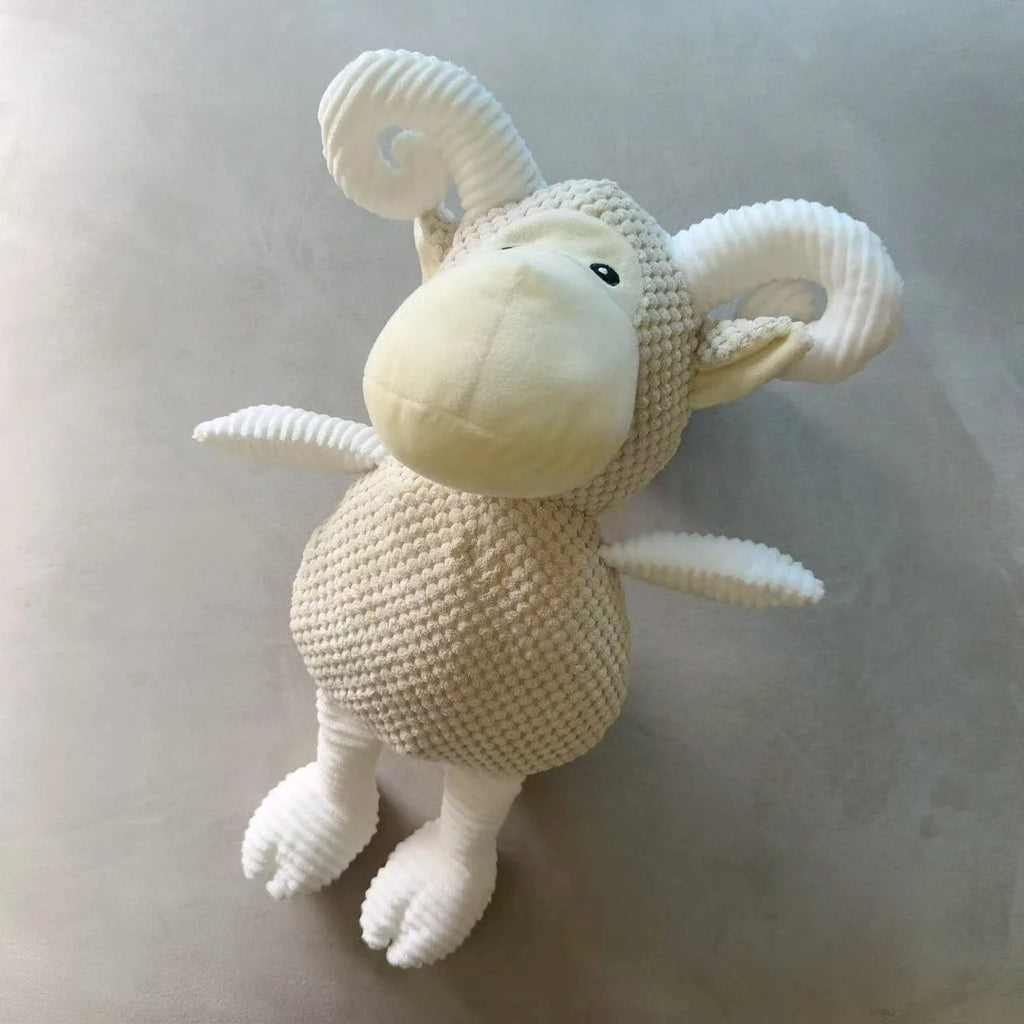 Pet Toy for Dogs, Plush Chew Toy with Sound, Large Animal Design, New Dog Toy for Medium and Large Dogs