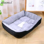 Orthopedic Plush Dog Bed High Rebound Comfortable Support White Pp