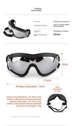 Transparent Color Pet Dog Goggles Waterproof Windproof Sunscreen