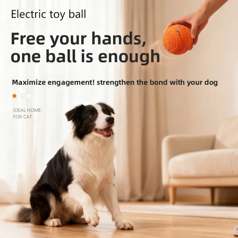Etpu Dog Bite-Resistant Ball Round Electric Non-Toxic Molar Ball