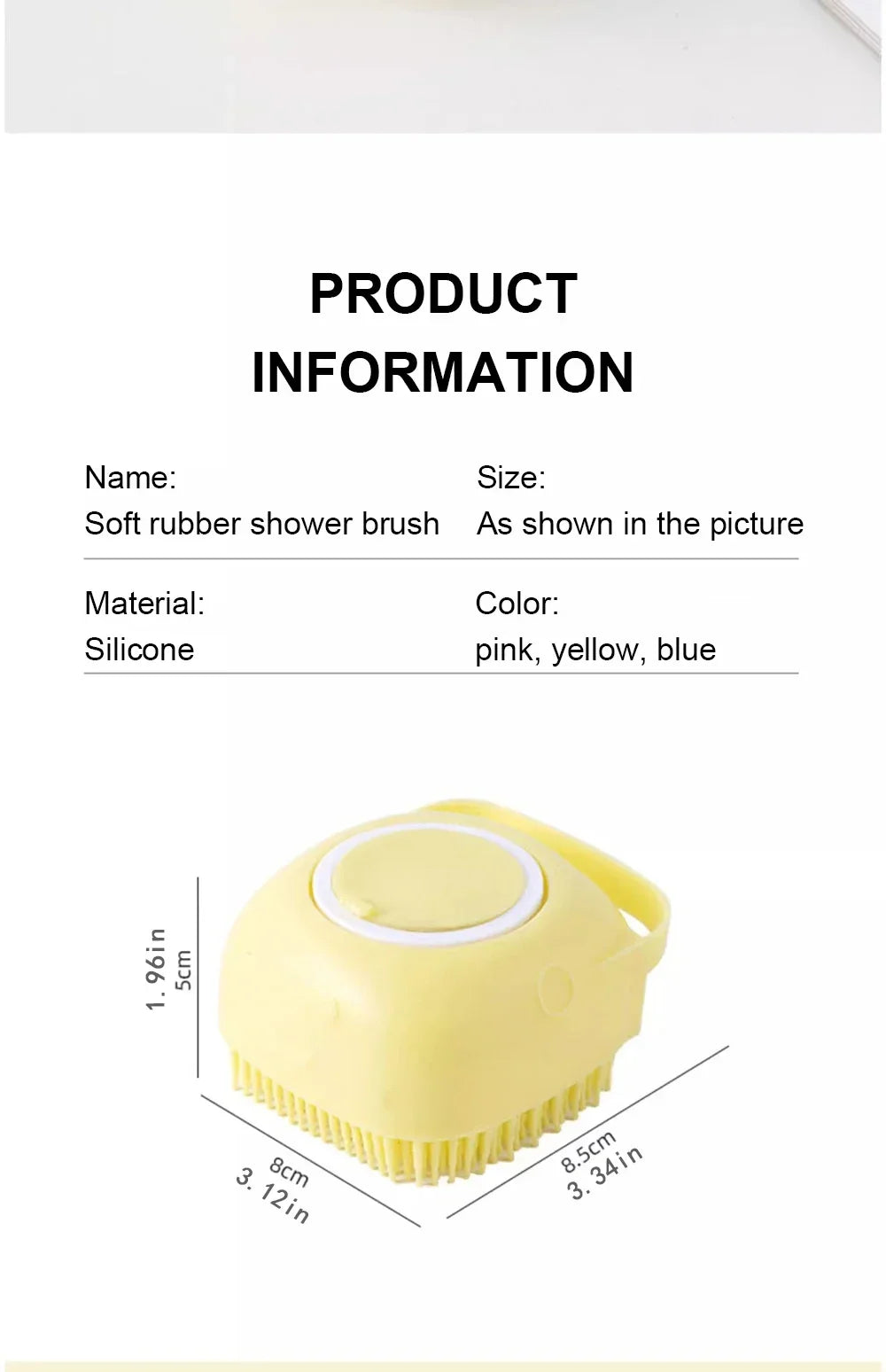 Pet Silicone Bath Foaming Massage Brush Bathroom Multifunctional