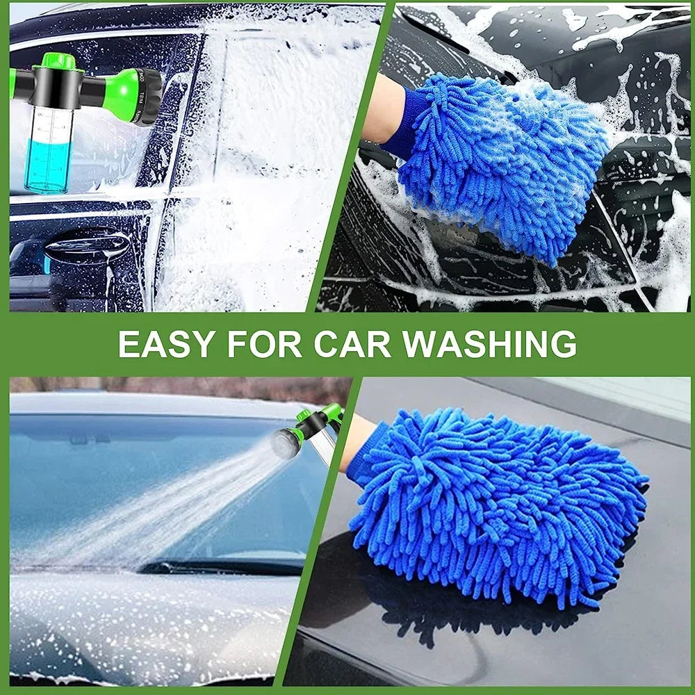 8 in 1 High Pressure Foam Pet Shower Gun Adjustable Hose Nozzle