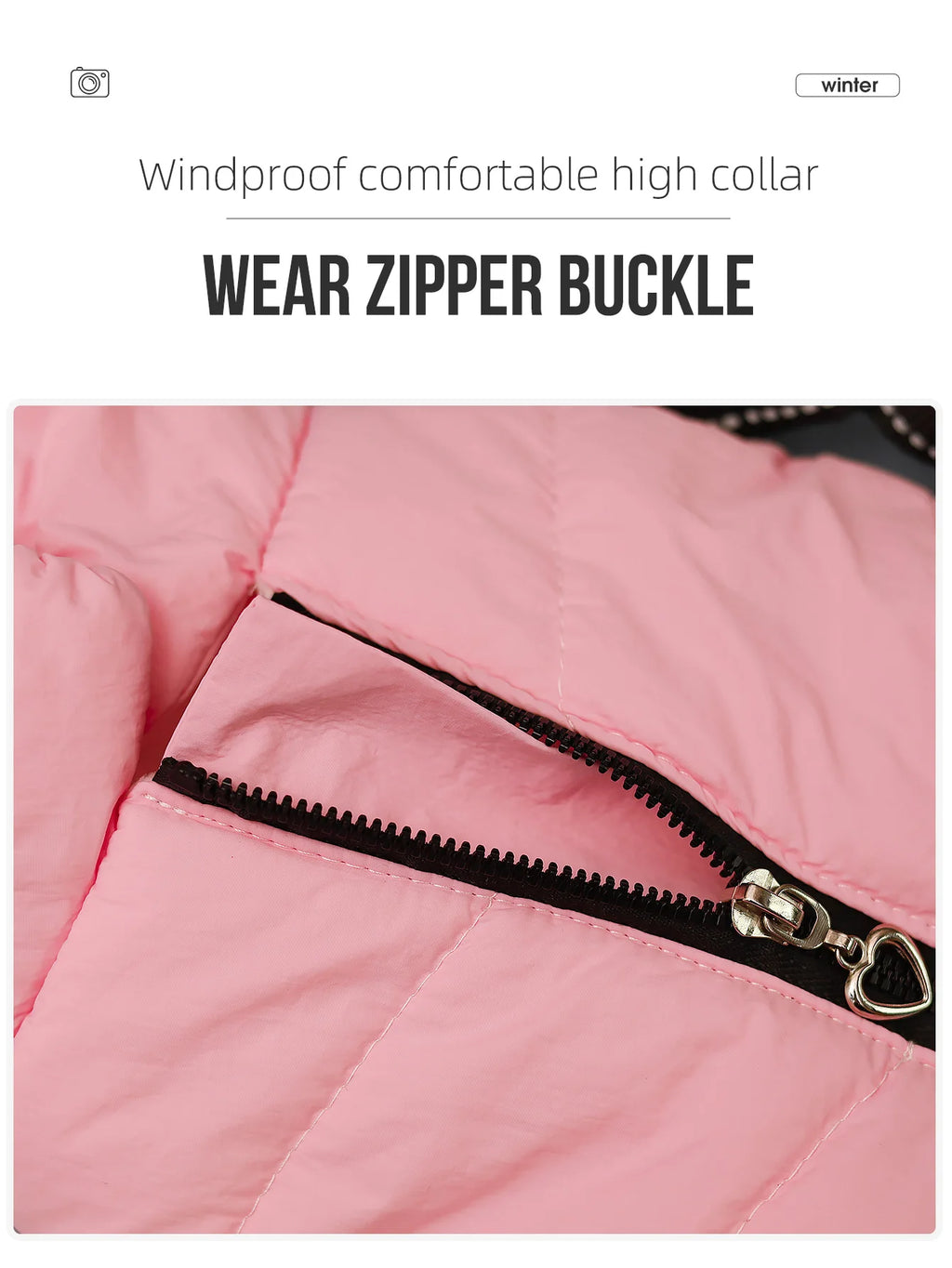 Comes with a Traction Ring, Pet Coat, Jacket, Three-Layer Thick