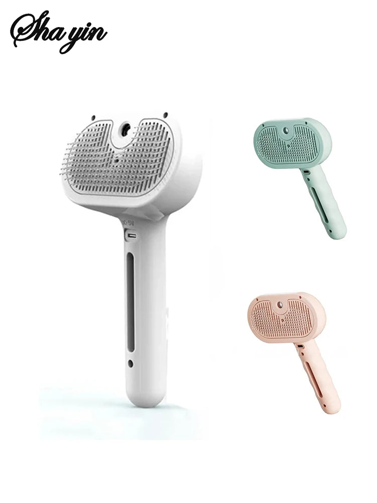 Pet Clean Steam Spray Dog Grooming Brush Unique Steam Brush for
