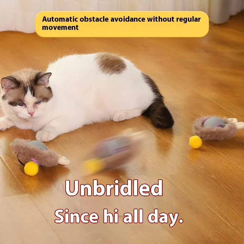 Cat Toys Intelligent Automatic Teasing Ball Silent Irregular
