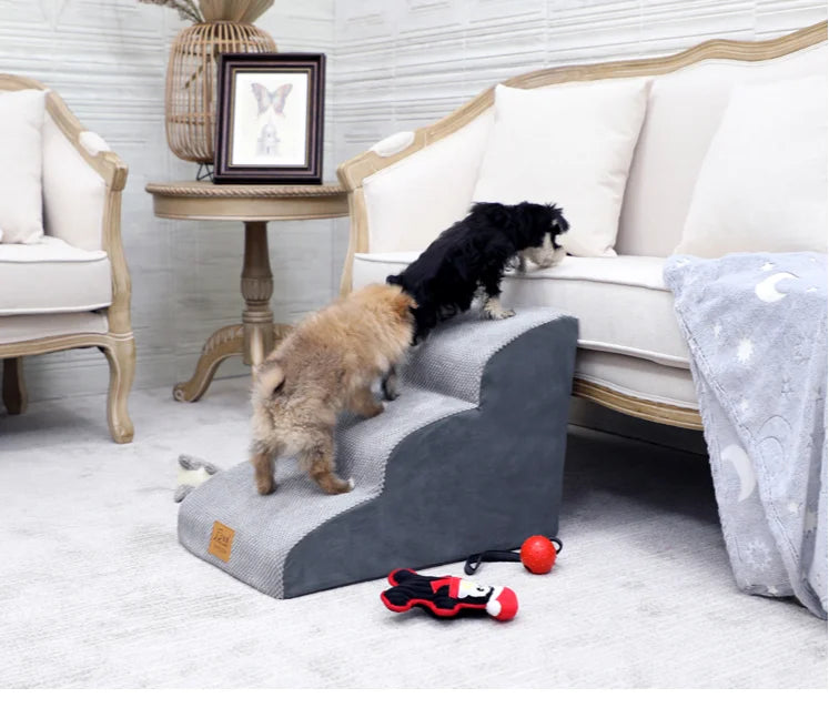 Dogs Stairs Bed Steps Protect Hip Bone Small Dog Anti-Slip Ladder