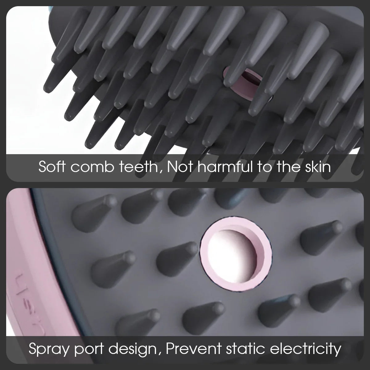 3-in-1 Spray Cat Brush Steamy Dog Brush Electric Spray Cat Hair
