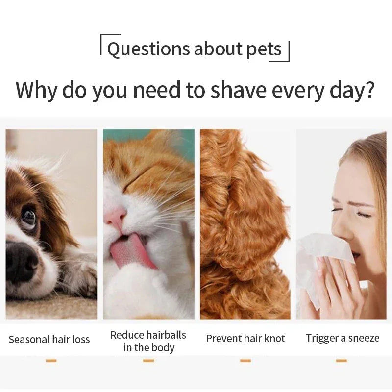 Cats Brush for Shedding Long Short Hair Self Cleaning Pet Slicker