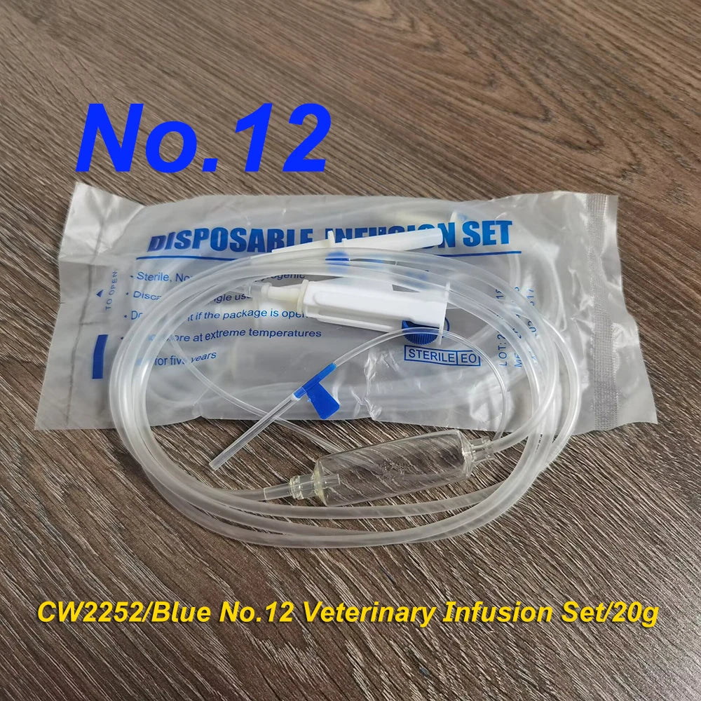 10Pc Pet and livestock health care equipment 1.8m No.16 No.12 No.9 No.7 veterinary instruments Pet hygiene and care consumables