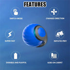 Smart Cat Toys Interactive Ball Plush Electric Catnip Training Toy