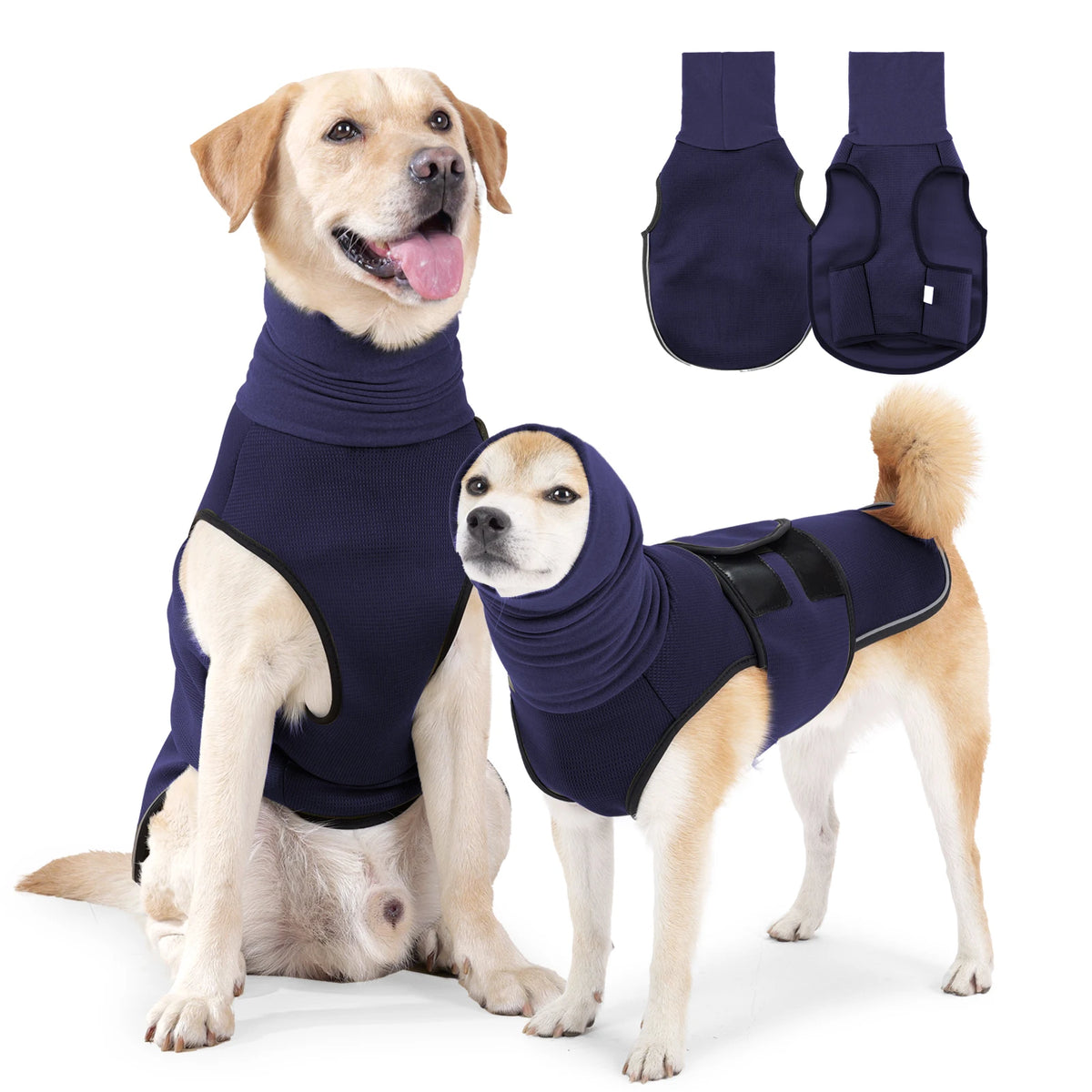 Dog Anxiety Vest And Coat-Keep Pet Calm, Dog Jacket For Thunder,