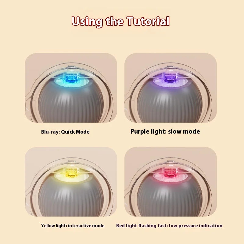 Cat Toys Intelligent Automatic Teasing Ball Silent Irregular