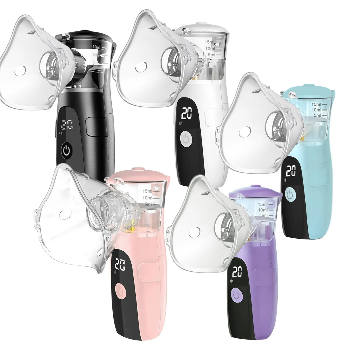 Pet Asthma Inhaler Nebulizer Veterinary Device, Easy-to-Use Respiratory Therapy Machine for Dogs and Cats,Pet Health