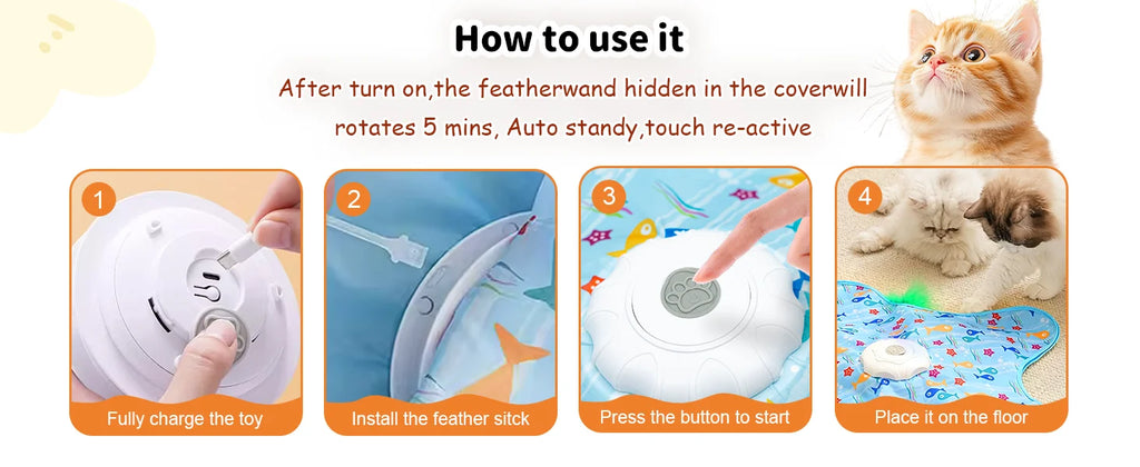 Home Companion Cat Anti-Cat Scratching Hiding Toy Hunting Cover