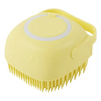 Silicone Dog Bath Massage Gloves Brush Pet Cat Bathroom Cleaning