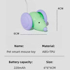 Smart Interactive Cat Toy Usb Rechargeable Rotating Feather
