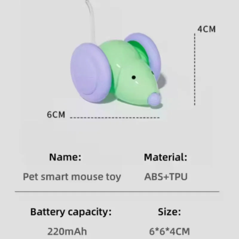 Smart Interactive Cat Toy Usb Rechargeable Rotating Feather
