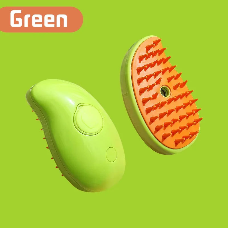 3 in 1 Pet Electric Steam Brush Cat and Dog Cleaning Spray Massage