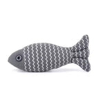 Pet Toys Cat Chew Toys Linen Fish Pillow Chew Training Toy