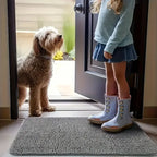 Dog Door Mat for Muddy Paws, ABSorbs Moisture and Dirt, ABSorbent