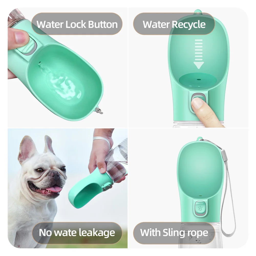 Leakproof Dog Water Bottle for Small & Large Breeds