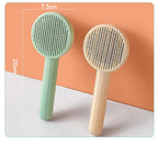 Pet Hair Removal Comb Cat Brush Self Cleaning Slicker Brush for