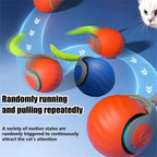 Smart Cat Toys Interactive Ball Plush Electric Catnip Training Toy