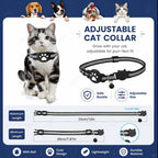 Bluetooth GPS Tracker with Cat Collar Reflective Strips Adjustable