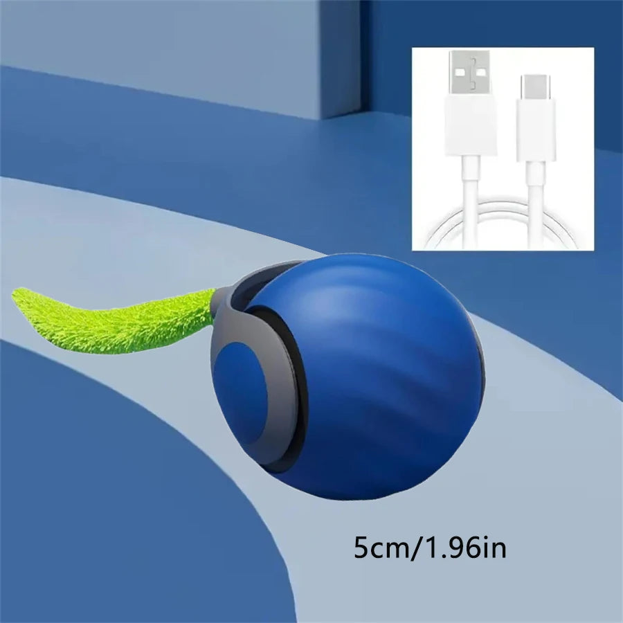 Smart Cat Toys Interactive Ball Plush Electric Catnip Training Toy