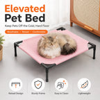 Pet Camping Bed Elevated Bed for Dogs Folding PUppy Camping Bed