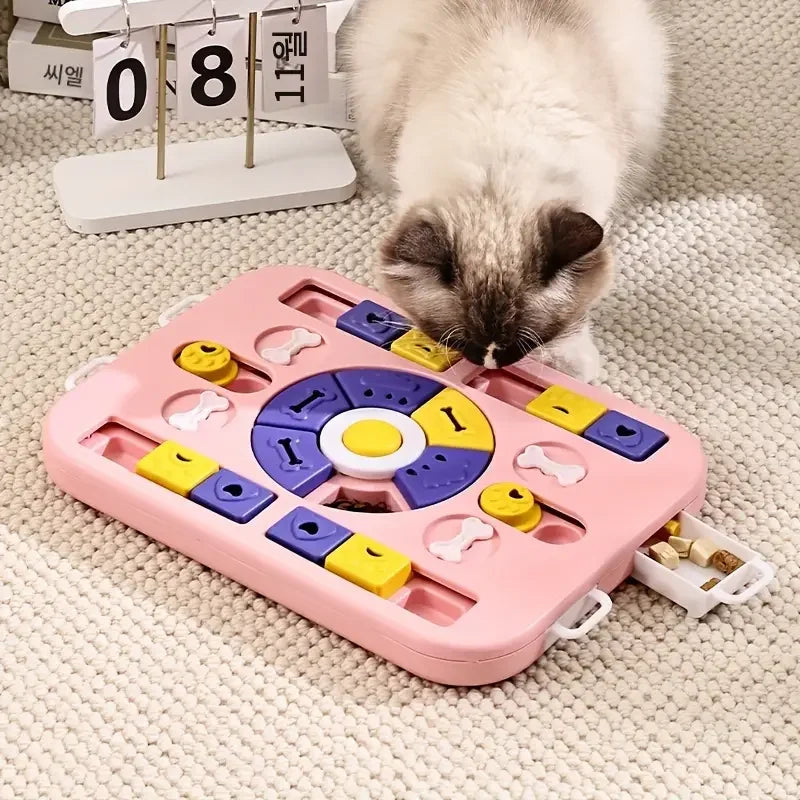Pet Slow Food Bowl Toys Pet Dogs and Cats Toys Multifunctional