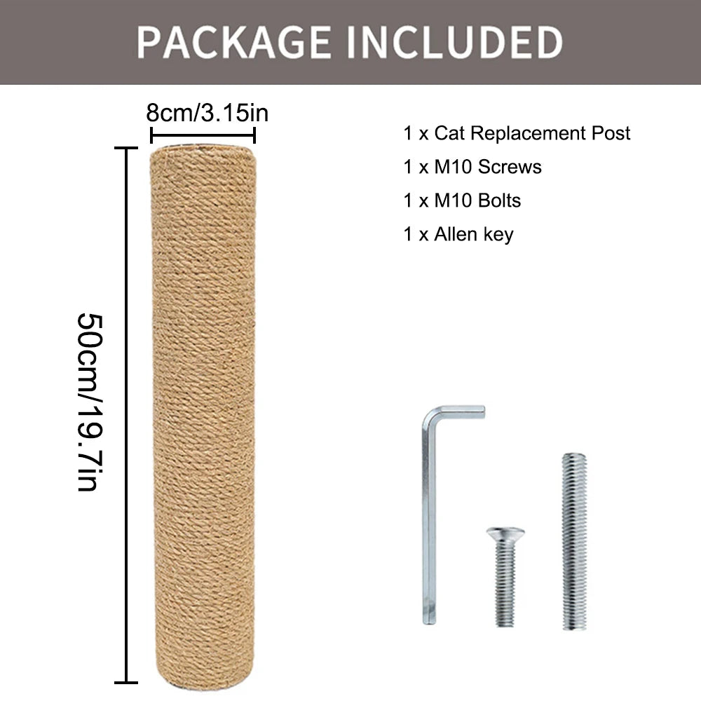 Diy Cat Climbing Tree Tower Replacement Parts | Sisal Rope
