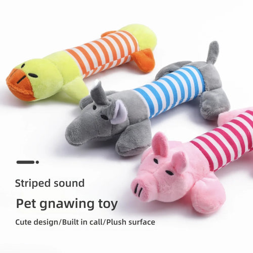 Bite-Resistant Plush Toys for Dogs and Cats