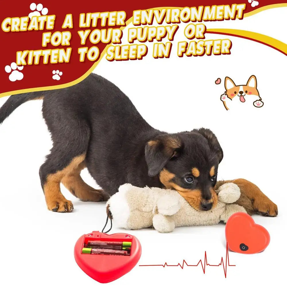 Heartbeat Simulator Soothing Heartbeat PUppy Toy Realistic