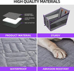 Waterproof Dog Car Seat Cover, Back Seat Extender Pet Hammock Bed