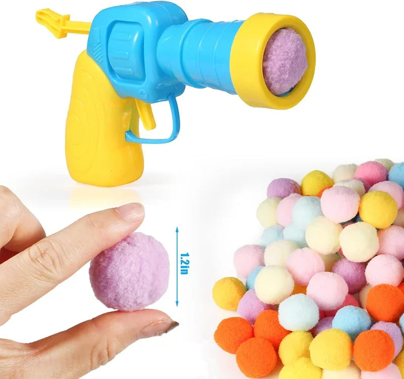 Creative Mini Shooting Gun Cat Toy Interactive Launch Training