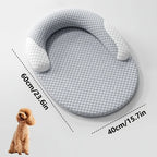 Orthopedic Cold Dog Bed, Breathable Summer Pet Mat with Raised