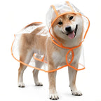 S/Xl Pet Raincoat Transparent Dog Raincoat Waterproof and
