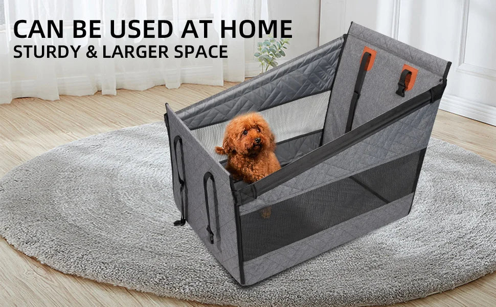 Waterproof Dog Car Seat Cover, Back Seat Extender Pet Hammock Bed