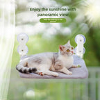 Assembly Free Folding Cat Hammock Plush Mesh Cat Window Wall