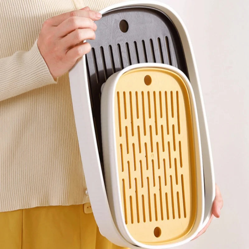 Rabbit Litter Box Small Pet Toilet Tray Bunnies Corner Toilet Box