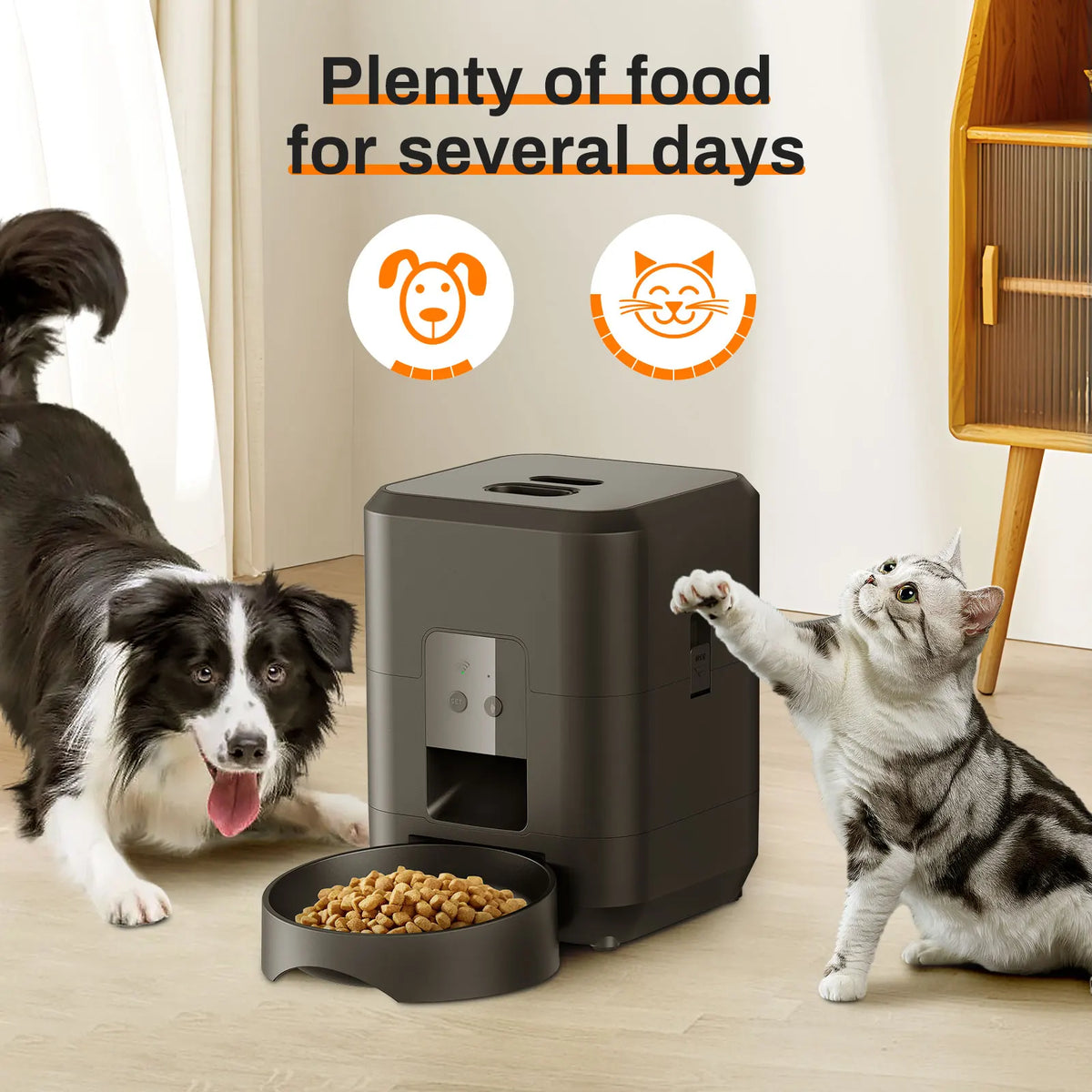 Smart Pet Feeder Automatic Cat Feeder Dog Slow Food Machine with