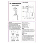 Electric Pet Bathing Machine Easy to Use Shampoo Dog Cleaning Soap